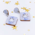 Art Deco & Stars, Statement Earrings