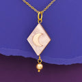 Moon Drop, Pendant Necklace