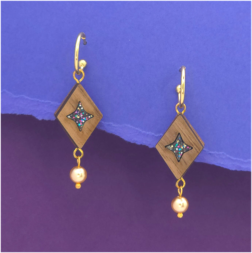Star Drops, Statement Earrings