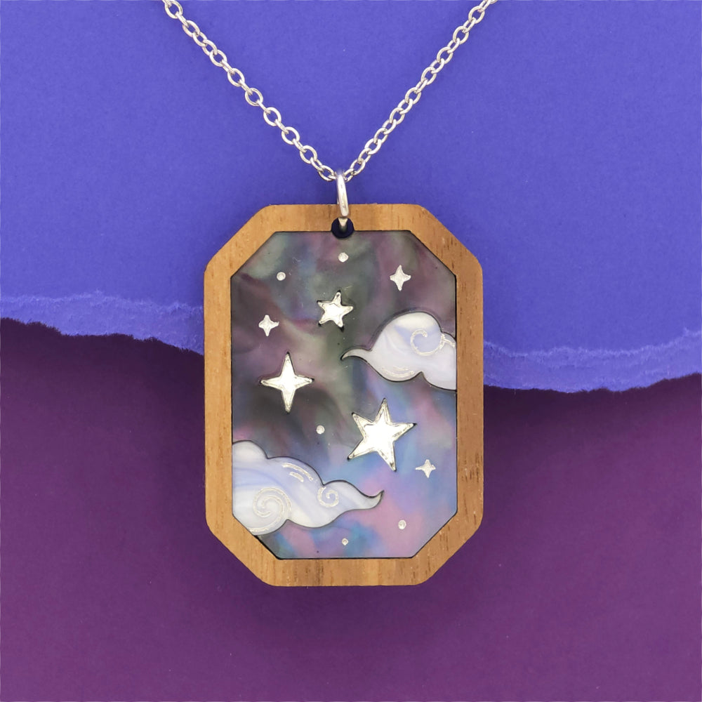 Starry Night, Pendant Necklace